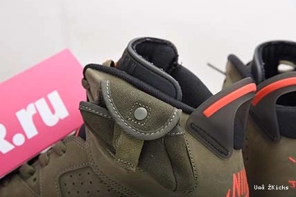 OLIVE HighQuality MEDIUM 6 AIR CN1084- TRAVIS JORDAN 681 SCOTT 4740 - 0821